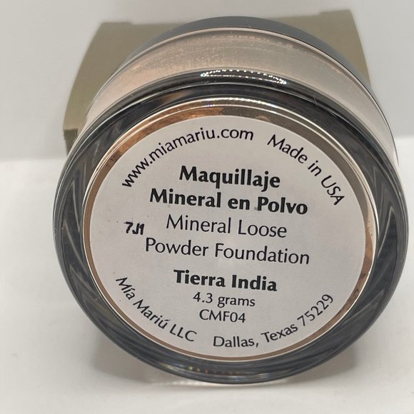 Mia Mariu Mineral Loose Powder Foundation Tierra India - Picture 2 of 5